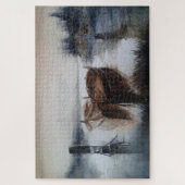 Aquarellboote Puzzle (Vertikal)