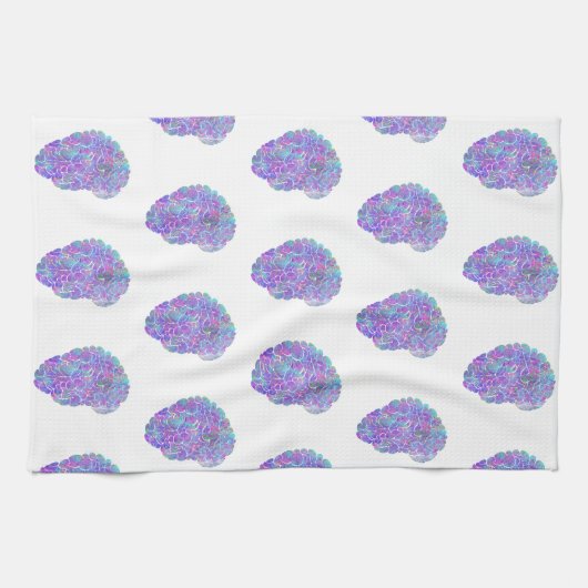 Aquarellbran Geschirrtuch (Horizontal)