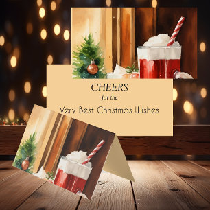 Aquarellbrauen des Weihnachtsmanns Weihnachtstri