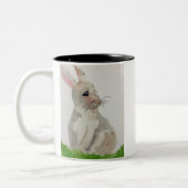 Aquarellbraun Bunny Tasse (Links)