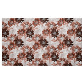 Aquarellbraun graues Blumenmuster. Stoff (Fat Quarter (45,7 x 55,9 cm))