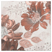 Aquarellbraun graues Blumenmuster. Stoff (Nahaufnahme)