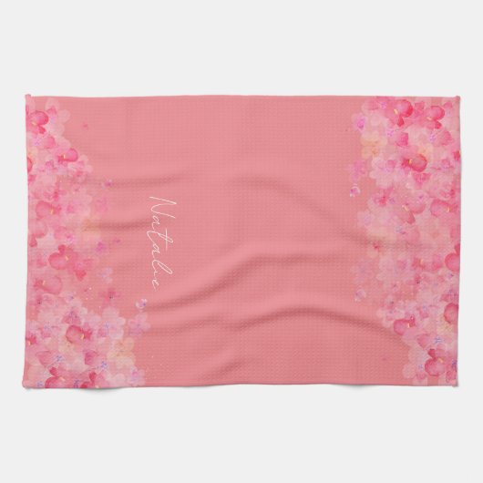 Aquarellbraun, hellorange geschirrtuch (Horizontal)