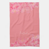 Aquarellbraun, hellorange geschirrtuch (Vertikal)