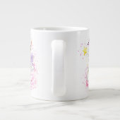 Aquarellbraun Jumbo-Tasse (Rückseite)