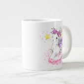 Aquarellbraun Jumbo-Tasse (Vorderseite Rechts)