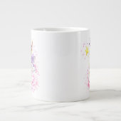 Aquarellbraun Jumbo-Tasse (Vorderseite)