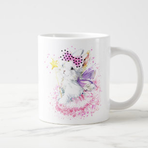 Aquarellbraun Jumbo-Tasse