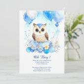 Aquarellbraun Kinderdusche Einladung (Stehend Vorderseite)