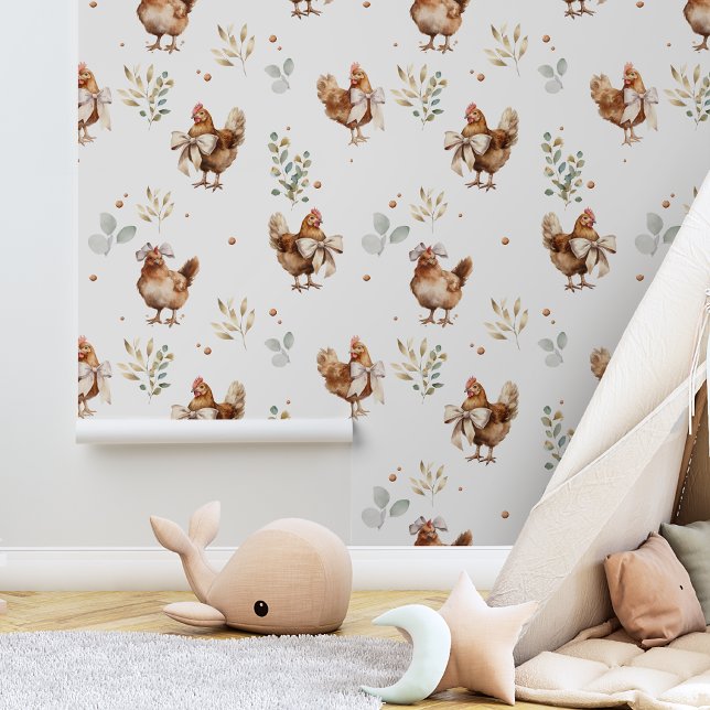 Aquarellbraun mit Bugs-Bauer-Kinderzimmer Tapete (Von Creator hochgeladen)