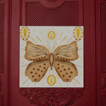 Aquarellbraun Schmetterling Sonne Himmelsakzente