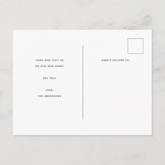 Aquarellbraun Tür spielend, wir haben grau verscho Ankündigungspostkarte (Rückseite)