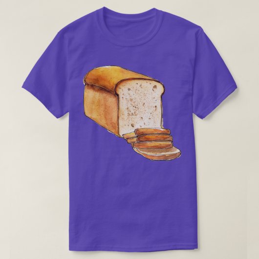 Aquarellbrot T-Shirt (Design vorne)
