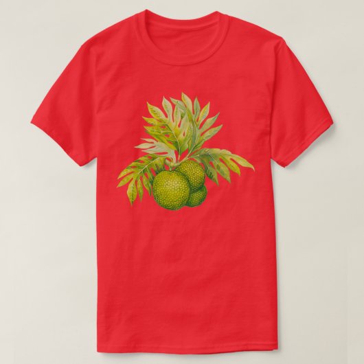 Aquarellbrotfrucht T-Shirt (Design vorne)