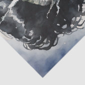 Aquarellbrücke Frankensteins Dekoupage Seidenpapier (Detail)