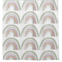 Aquarellbrunnen Geruchsfarben Boho Chic Dusche C