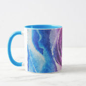 Aquarellbrunnenbogen-Rose Tasse (Links)