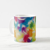 Aquarellbrunnenbogen-Tasse Kaffeetasse (Vorderseite Links)