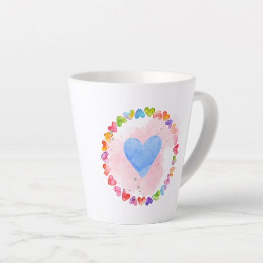 Aquarellbrunnenbogen-Tasse Milchtasse (Rechte Ecke)