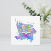 Aquarellbuch Einladung (Stehend Vorderseite)