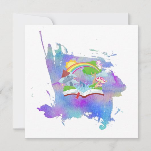 Aquarellbuch Einladung (Vorderseite)