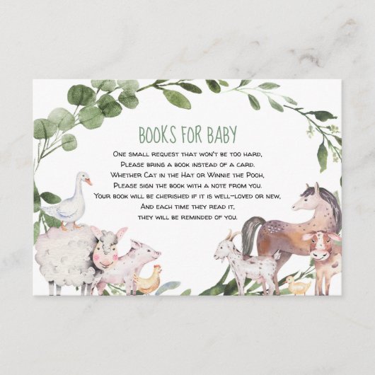 Aquarellbücher für Kleinkinder Begleitkarte (Vorderseite)