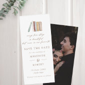 Aquarellbücher jede Liebe Lesezeichen für Hochzeit Save The Date