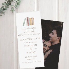 Aquarellbücher jede Liebe Lesezeichen für Hochzeit Save The Date