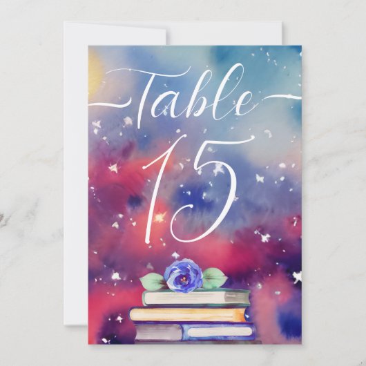 Aquarellbücher Lila & pink Whimsical Wedding (Vorderseite)