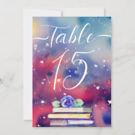 Aquarellbücher Lila & pink Whimsical Wedding