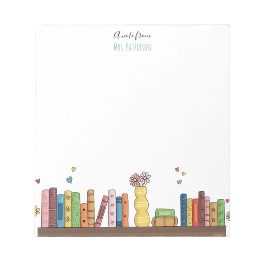 Aquarellbücher Schule - bibliografischer Editor Notizblock (Vorderseite)