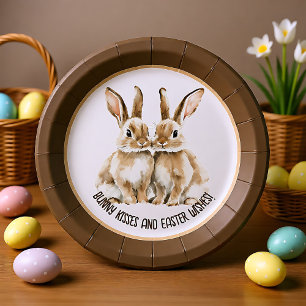 🐰 Aquarellbunny Pappteller