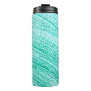 Aquarellbürsten-Linienbeschaffenheit Thermosbecher