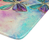 Aquarellbutterfett-Schneidebrett Schneidebrett (Ecke)