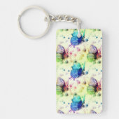 Aquarellbutterfisch Schlüsselanhänger (Vorderseite)