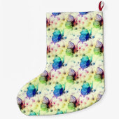 Aquarellbutterfisch Strumpf Großer Weihnachtsstrumpf (Rückseite)