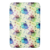 Aquarellbutterfische Badematte (Vorderseite Vertikal)