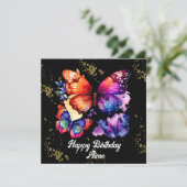 Aquarellbutterfische Farbige Imitate Goldname (Stehend Vorderseite)