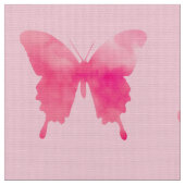 Aquarellbutterfische - Fuchsia und Pink Stoff (Nahaufnahme)