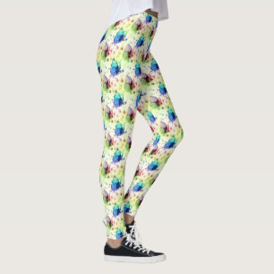 Aquarellbutterfische Leggings