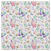 Aquarellbutterfische Nahtloses Muster Stoff (Muster)