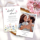 Aquarellbutterfische Rosa Brautparty Einladung