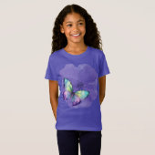 Aquarellbutterfische und Blume T-Shirt (Vorne ganz)