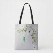 Aquarellbutterfische und Blume Tasche (Vorderseite)