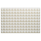 Aquarellbutterfische und Wildblumen, Stoff (Yard (91,4 cm))