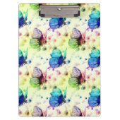 Aquarellbutterfische Zwischenablage Klemmbrett (Vorderseite)