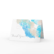 Aquarellbutterfly Ocean Shore Vielen Dank