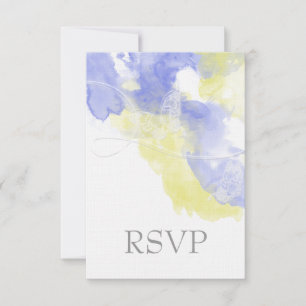 Aquarellbutterfly Periwinkle Lemonade UAWG RSVP Karte