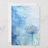 Aquarelldenken auf Ihrer Karte (Vorderseite)