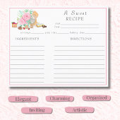 Aquarelldesserts mit Mixer und Rose Rezept